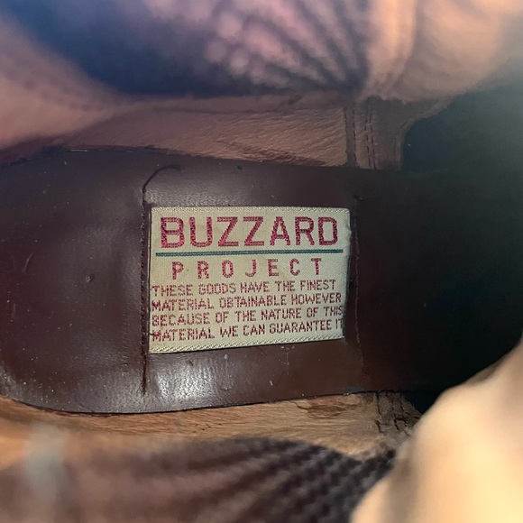Vintage Leather Boots -Buzzard Project - Picture 9 of 12
